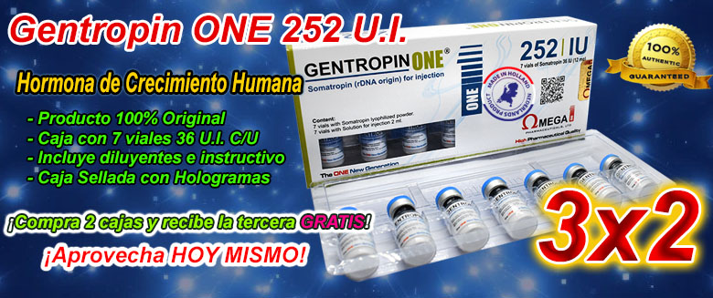 GENTROPIN ONE 252 UI - La hormona más completa!