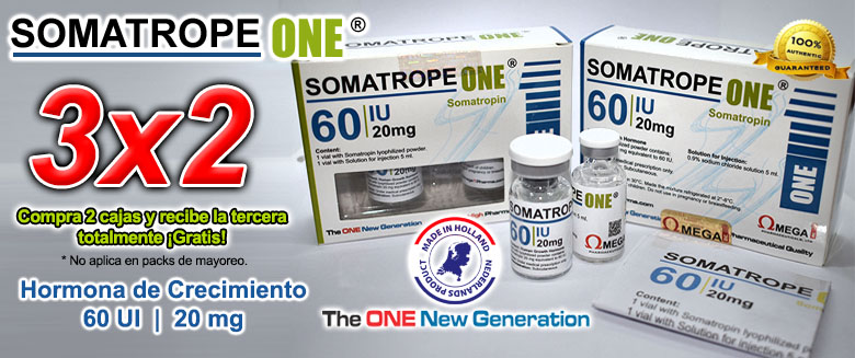 Somatrope ONE 60 UI - La hormona holandesa al 3x2!
