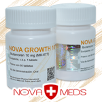 Nova Growth 10 - Ubutamoren/Ibutamoren MK-677. Liberador de Hormona de Crecimiento. Nova Meds - Liberador eficaz de Hormona de Crecimiento e IGF-1 con muchos beneficios.