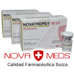 Novatrope 200 UI - Hormona de Crecimiento Suiza Super Pack. Nova Meds - La mejor hormona de crecimiento! Calidad Suiza!